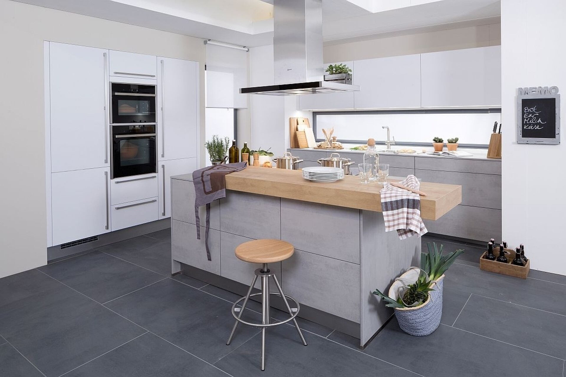 Küche in Betonoptik